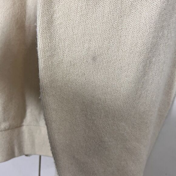 Vintage Izod Lacoste Cardigan Mens L Grandpa  Alligator Logo Acrylic Grunge - Picture 7 of 10